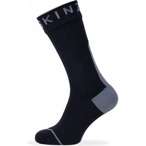Sealskinz Briston waterdichte sokken Black/Grey - Unisex - maat S