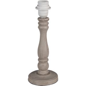 Clayre & Eef Lampenvoet Ø 12x31 cm Bruin Hout Lampvoet