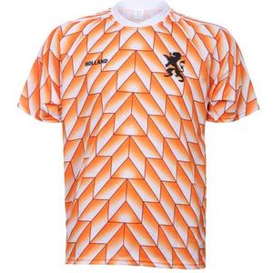 EK 88 Voetbalshirt 1988 Blanco Unisex -XXXL