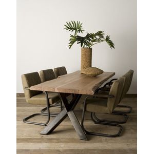 TOFF Yunta Tree-trunk dining table 200x100 - top 4