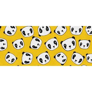 Mat, Vloermat, Vloerkleed, Tapijt, Kind - Kinderkamer Panda - Wasbaar - Antislip -150 x 65 cm
