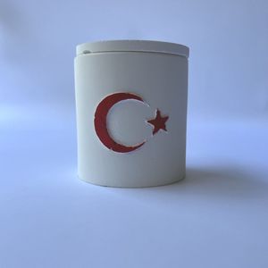 Camaell Geurkaars met Turkse vlag - Türk Bayraklı Kokulu Mum