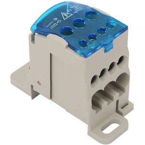 Main Pipe Branch Clamp Din Rail Clamps UKK-80A Distribution Box Terminal Blocks for Electrical Distribution Boxes