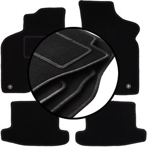 Complete set veloursmatten voor: Volkswagen Lupo hatchback (1997-2005)