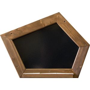 AXI Krijtbord Crooked in bruin van hout - Accessoire voor Speelhuis of Speeltoestel