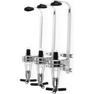Sterke Drank Dispenser Bar Butler Muur Fleshouder voor 3 flessen