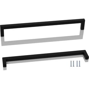 2-stuks zwart keukenkast handgrepen - lade handgrepen badkamer handgrepen - 320mm cabinet handle black