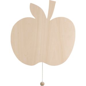 Baby's Only Houten wandlamp babykamer & kinderkamer - Appel - Wonder - Bruin - FSC-keurmerk - Duurzame ledverlichting - 25.000 branduren - Eenvoudig aan de muur te bevestigen