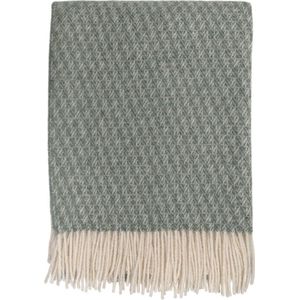 WOOOL Plaid - KINI (Lichtgroen) - 140x200cm - 100% Nieuw-Zeelandse Wol