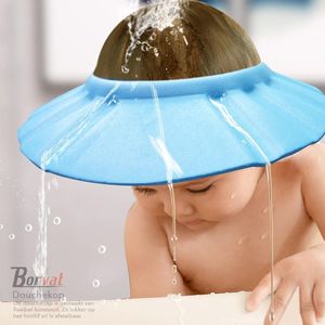 Borvat® - Douchekop voor baby - Douche Shower Cap - Baby - Kinderen - Douche kap - Baby / Kind Haarwas Hulp Kap - Blauw