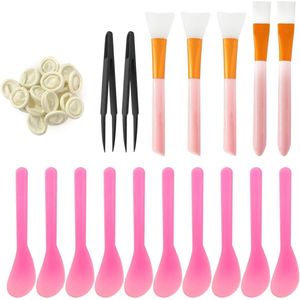 37-Piece Silicone Applicator Brush Stirrrer Bar - Synthetic Resin Reusable Epoxy Resin for Crafts