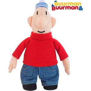 Buurman & Buurman pop pluche 80 cm rood