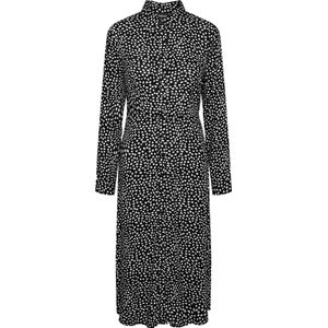 PIECES PCNOVA LS MIDI DRESS NOOS BC Dames Jurk - Maat S