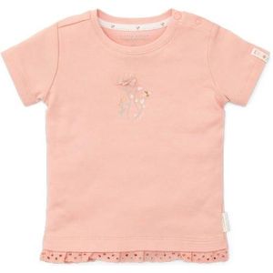 Little Dutch Little Farm Flower Pink - T-shirt korte mouw - Maat 80