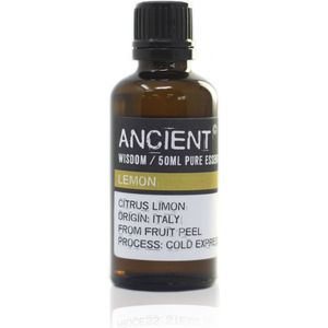 Citroen Etherische Olie - 50 ml - Pure en Natuurlijke Citroenolie