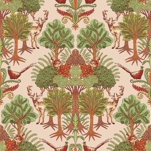 Dutch Wallcoverings - Tapestry Nordic Deer Forest Green - TP422303