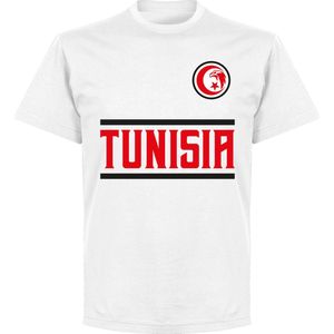 Tunesië Team T-Shirt - Wit - Kinderen - 128