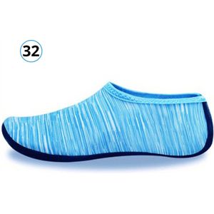 Nivard Waterschoenen Voor Kinderen & Volwassenen - Aqua Shoes - Aquaschoenen - Afzwemschoenen - Zwemles Schoenen - Hemelsblauw - Maat 39