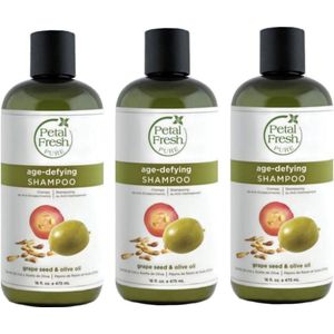 PETAL FRESH - Shampoo Grape Seed & Olive Oil - 3 Pak