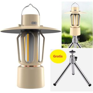 Camping Lamp-tentlamp-kamplantaarn-Oplaadbare kampeerlamp - kampeerlantaarn - draagbare LED-lamp - Noodverlichting met COB LED-licht - Voor Camping Wandellamp Buiten Gebruik binnenshuis