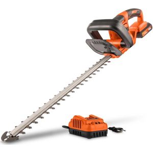 Powerplus Dual Power Accu-heggenschaar POWDPG75321 - Accu-haagschaar van 20 V, met accu en lader, mes van 515 mm en snijafstand van 15 mm, tuingereedschap
