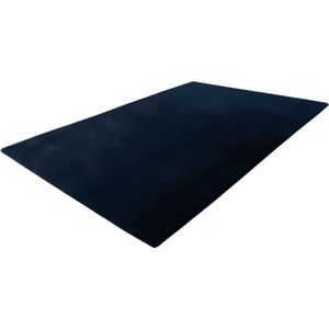 Lalee Heaven - Vloerkleed - Tapijt – Karpet - Hoogpolig - Superzacht -comfy Fluffy - rabbit fur- 160x230 cm Navi Blauw