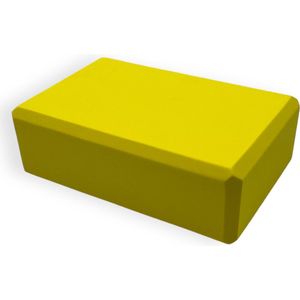 Padisport - Yogablok - Yogablokken Set Van 2 - Geel - Yoga Blokken - Set Van 2 Foam Blokken - Yoga Blok - Yoga - Yoga & Pilates