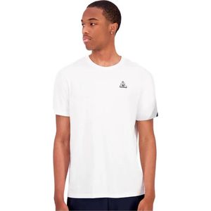 Le Coq Sportif Heritage N°1 T-shirt Met Korte Mouwen Wit S Man