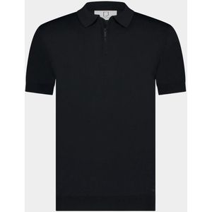 Born With Appetite Polo korte mouw Blauw Dan Knitted Polo 25108DA31/290 navy