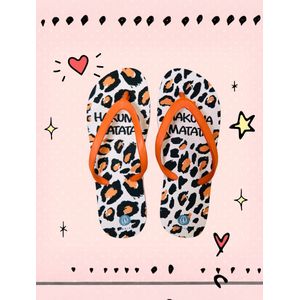 Owniez Flip Flops - Hakuna Matata Slippers - Kinderen - Meisjes - Comfortabele en Duurzame Slippers - Maat 37-38