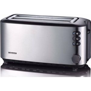 Severin AT 2509 - Broodroster - toaster - zilver/zwart