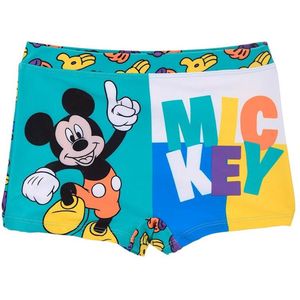 Mickey Mouse zwembroek - zwemboxer Mickey Mouse - groen - maat 122/128