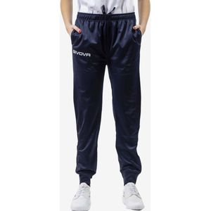 Trainingsbroek/Sportbroek Givova, kleur navy blauw, maat M