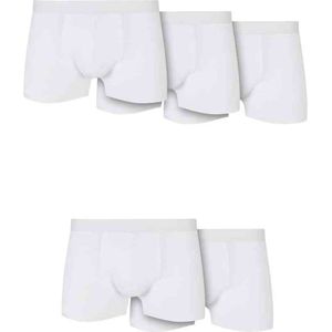 Urban Classics - Solid Organic Cotton 5-pack Boxershorts set - 4XL - Wit