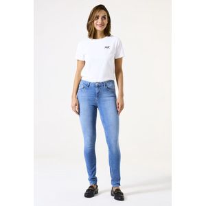 GARCIA Celia Dames Skinny Fit Jeans Blauw - Maat W30 X L28