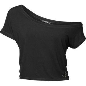 Papillon 10PA2240 Sport Shirt - Danskleding Dames - Zwart Dansshirt - Korte Danstop - Zumba Shirt - Maat M