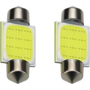 LED Festoon Auto Lamp 3W 100lm 12V - Kenteken/Interieur Lamp - C5W 36mm - Wit Licht - Per 2 stuks