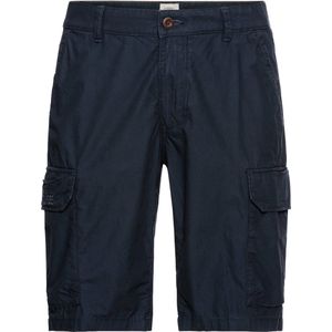 camel active Regular Fit Cargo shorts met minimale print - Maat menswear-33IN - Donkerblauw