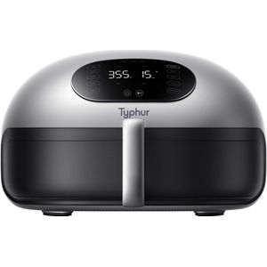 Typhur Dome Airfryer XXL - Tot 30% sneller koken - 5,6L grote capaciteit - Tot 99,5% minder olie - Zelfreinigend - Stille werking (55dB) - Gezond koken