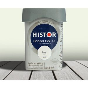 Histor Perfect Finish Lak Hoogglans 0,75 liter - Ivoor