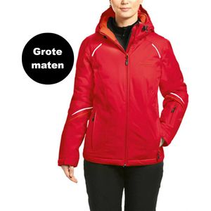 Nikkie Sportswear Gstaad Laquer ski jas dames rood