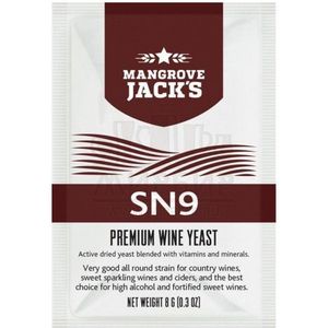 Mangrove Jack's - SN9 Premium Universele Wijn Gist tot 18% alcohol