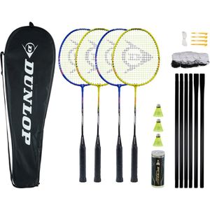Dunlop Badminton racket NITRO-STAR SSx 1.0  4P SET W NET