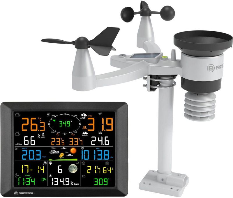Bresser Weerstation - LoRa Profi Weerstation Terral - 7-in-1 Buitensensor