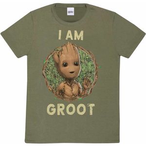 Marvel Baby Groot shirt – I Am Groot Groen M