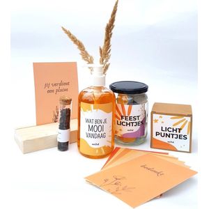 Geschenkset - Vrouwen - Verjaardag - Jij verdient een pluim - Bedankje - Giftbox - Geschenksets - Thee