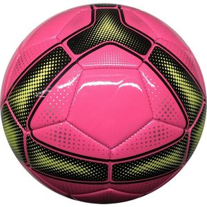VIZARI CORDOBA Voetbal | Roze/Neon | Maat 4 | Unieke Grafische Ontwerpen | Voetballen voor Kinderen & Volwassenen | Verkrijgbaar in 5 Kleuren