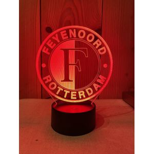 Feyenoord logo led lamp