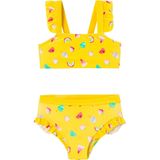 Name It Meisjes Bikiniset Kinderen NMFZULLE Fruitprint Lichtoranje - Maat 110/116