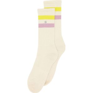 Alfredo Gonzales Athletic Stripes Sok AG-SK-ATH-02 141 Lila/Yellow/Off White XS(35-37)